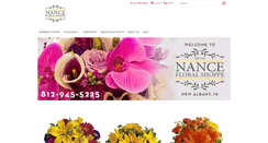 Desktop Screenshot of nancefloralshoppe.com